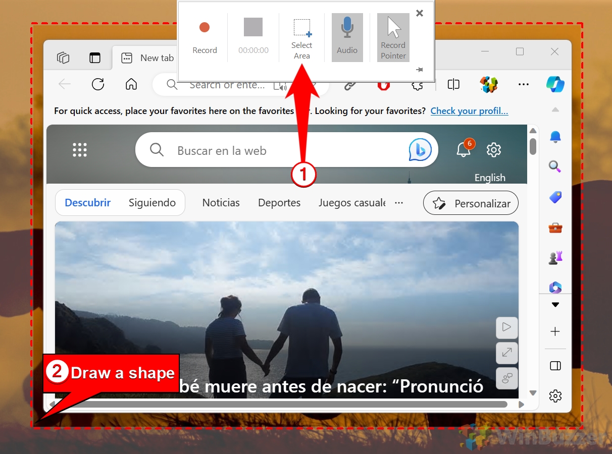 03.3 Windows11 - PowerPoint - Screen Recording - Select Area