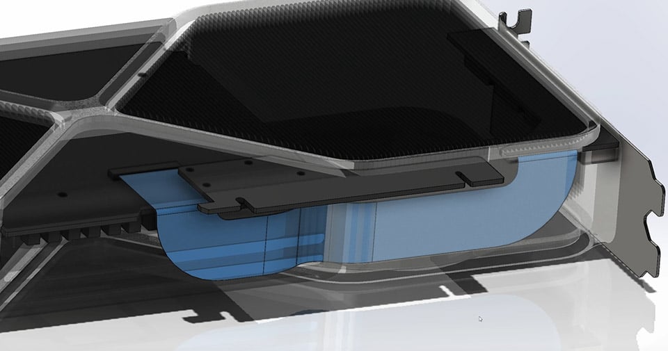 Le PCB de la RTX 5090 FE en 3D par der8auer