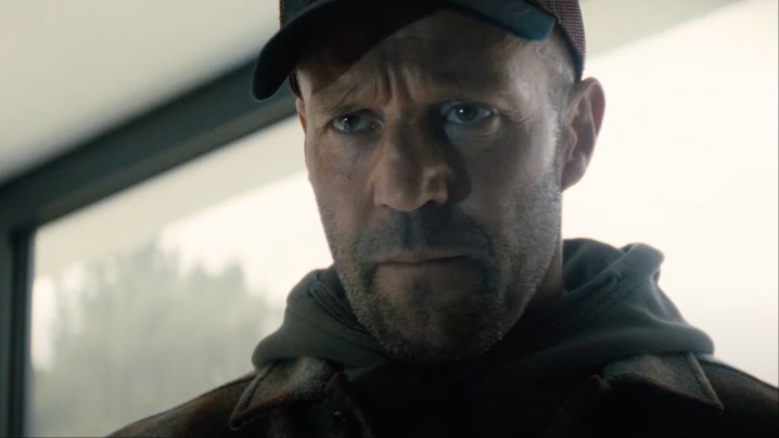 Jason Statham stares menancingly in A Working Man.