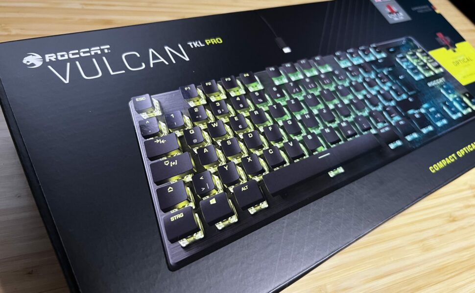 Vulcan TKL Pro Gaming Keyboard - Front of the box