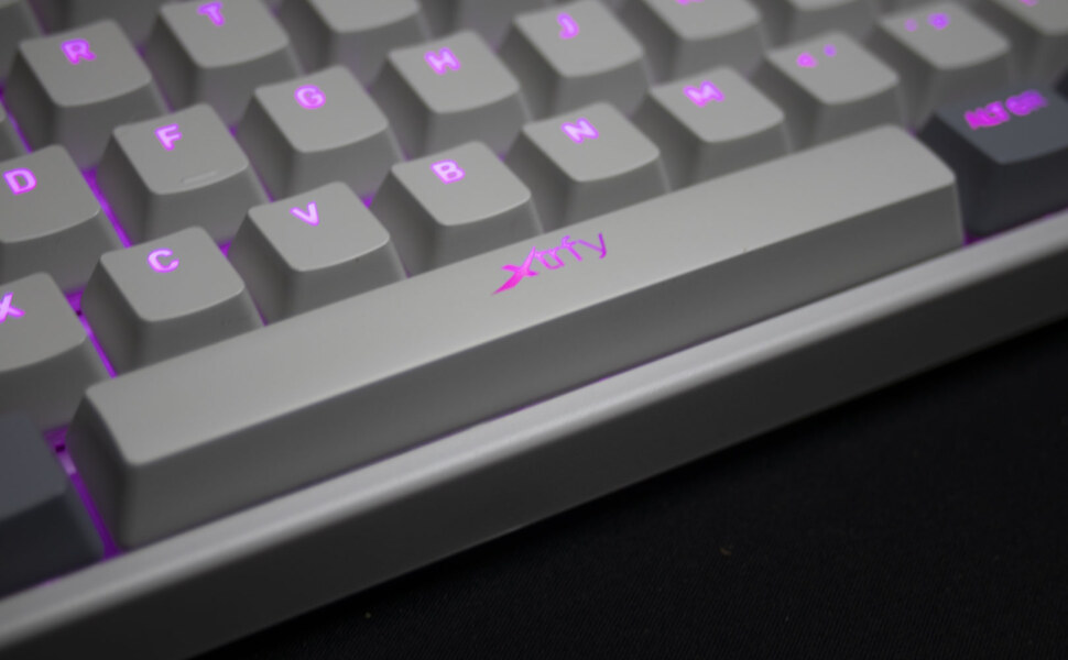 Xtrfy Logo on K4 Keyboard