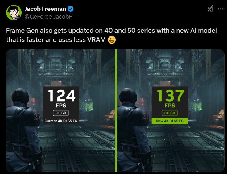 Jacob Freeman DLSS 4 RTX 40 GPUs