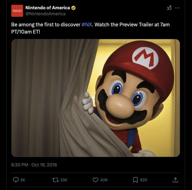 Nintendo Switch Reveal