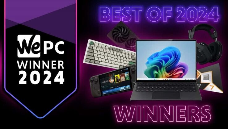 WePC Annual Awards 2024: the best gaming hardware & tech this year