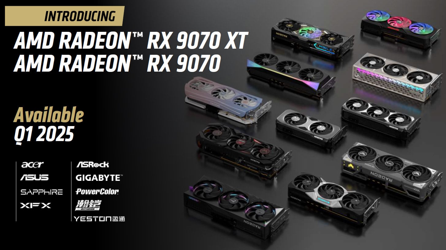 Les annonces AMD au CES 2025 - RX 9070 XT