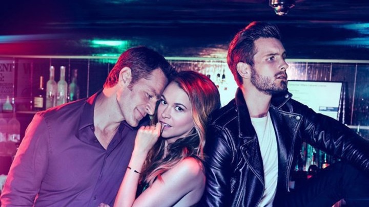 Peter Hermann, Sutton Foster, and Nico Tortorella in Younger.