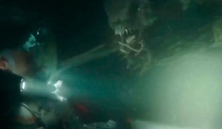 one of the creature in the movie Underwater