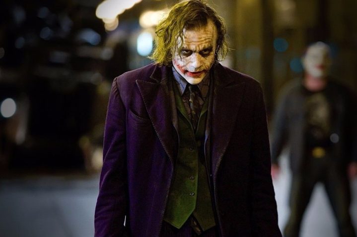 Heath Ledger as The Joker in The Dark Knight