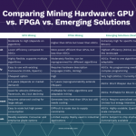 Comparing ASIC Crypto Mining: Evaluating GPU,...