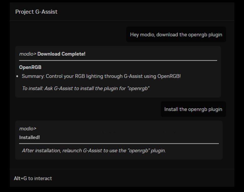 New Project G-Assist AI Model Supports 6GB RTX GPUs
