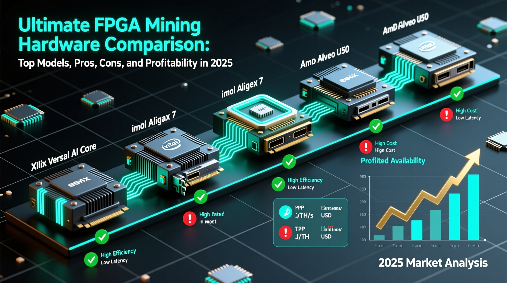 Ultimate FPGA Mining Hardware Comparison: Top Models, Pros, Cons, and Profitability in 2025