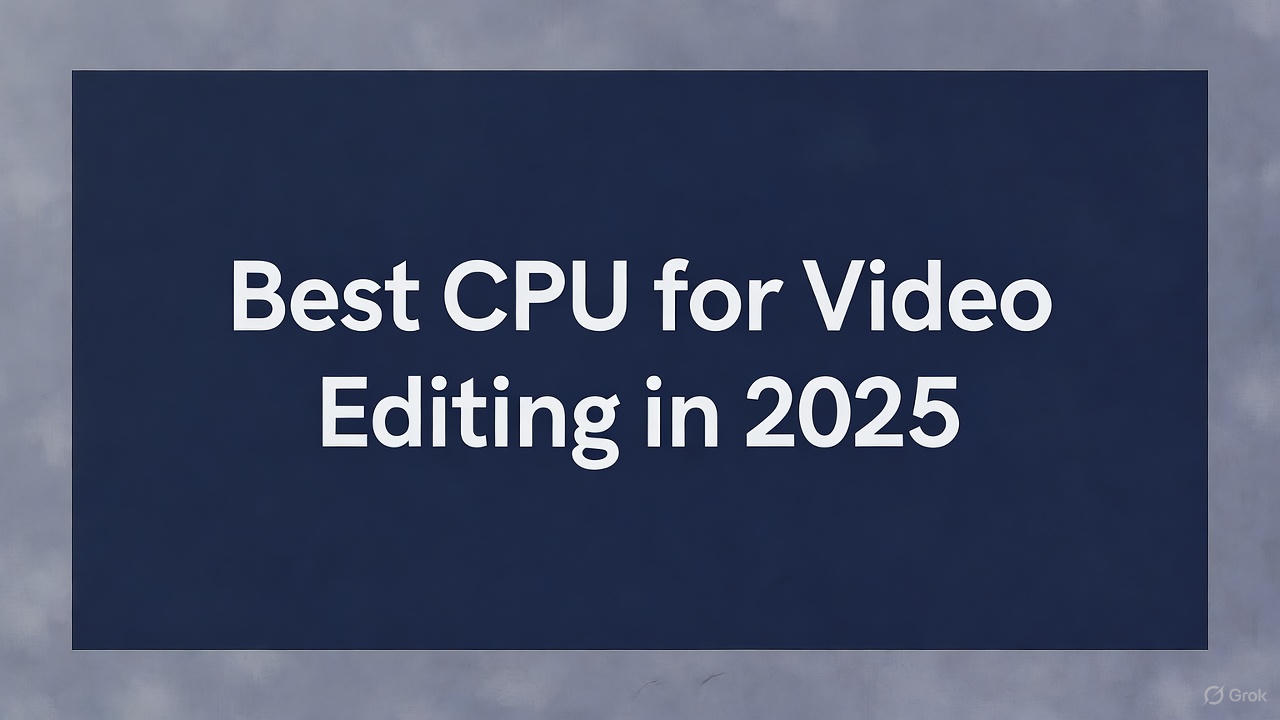 Best CPU for Video Editing in 2025: Top Picks, Benchmarks, and Expert Recommendations Best CPU for Video Editing in 2025: Top Picks, Benchmarks, and Expert Recommendations
