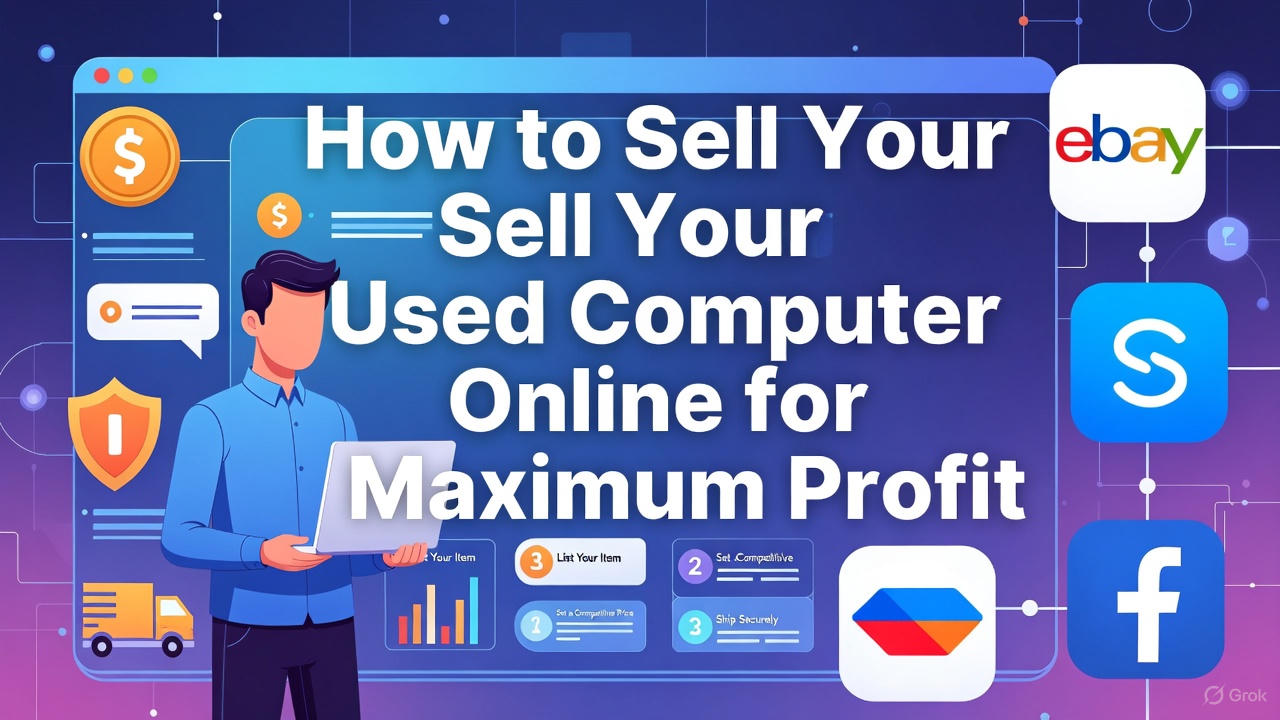 How to Sell Your Used Computer Online for Maximum Profit in 2025