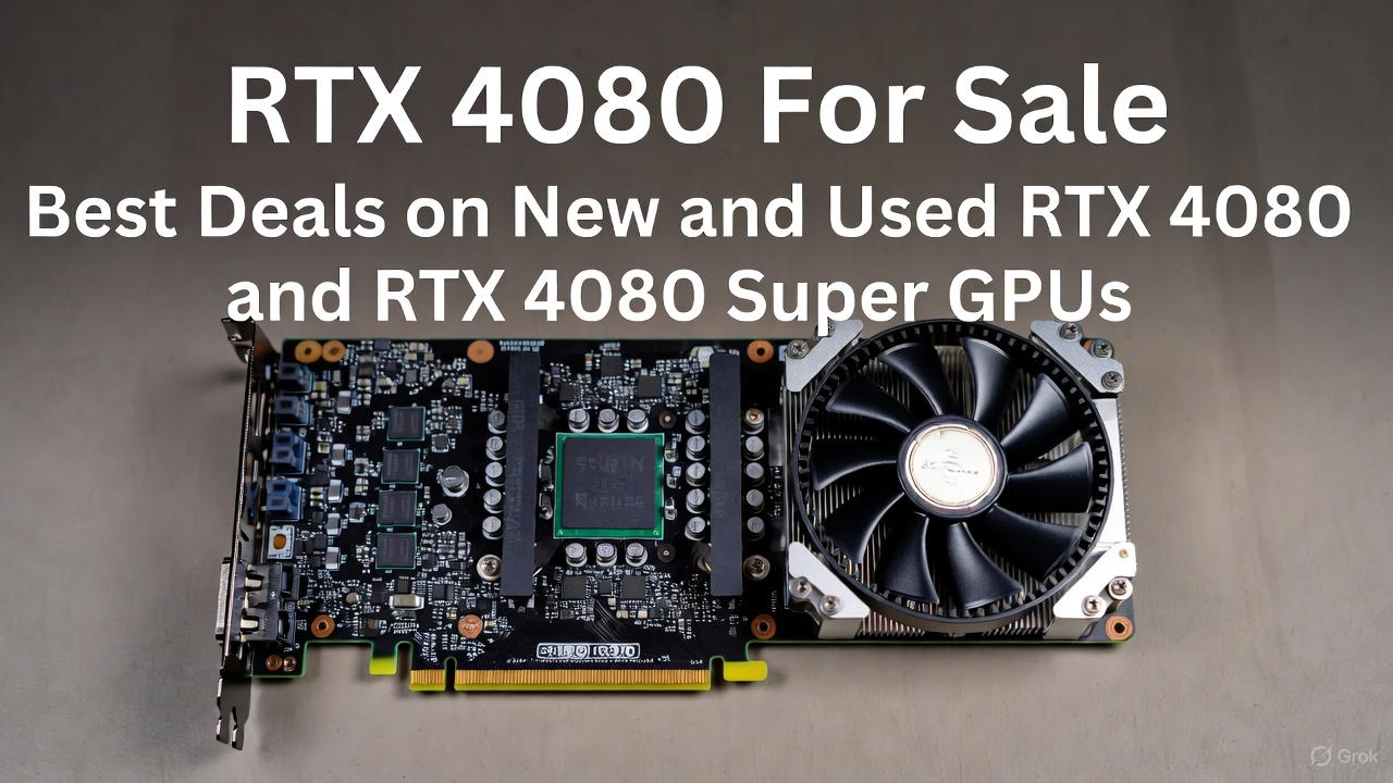 RTX 4080 for Sale in 2025: Best Deals on New and Used RTX 4080 Super GPUs