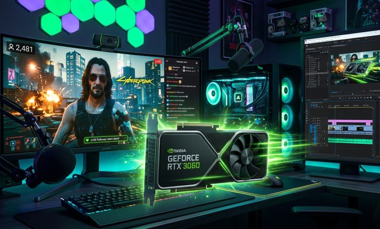GPU RTX 3060 Review for Gaming, Editing & Streaming